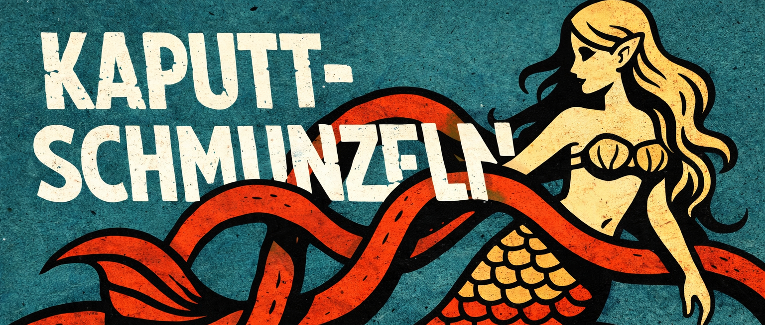 Kaputtschmunzeln Logo mit Meerjungfrau